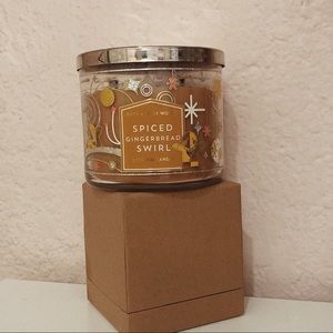 spiced gingerbread swirl bbw candle